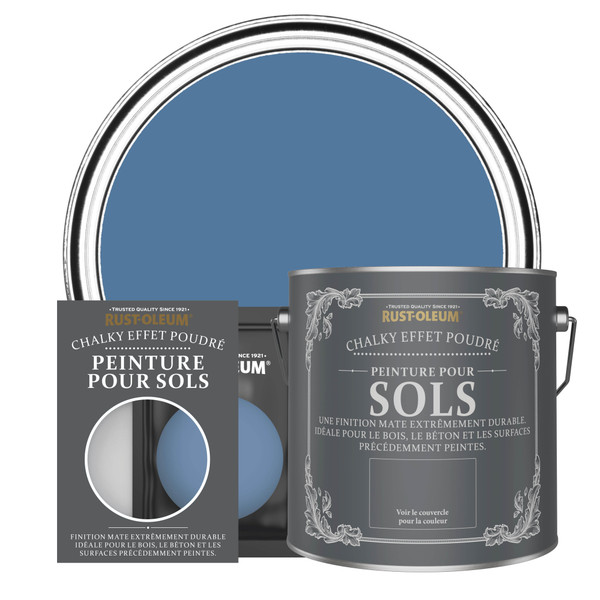 Peinture pour Sols Chalky - Soie Bleue