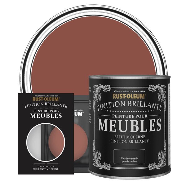 Peinture pour Meubles Brillante - Rouge Brique