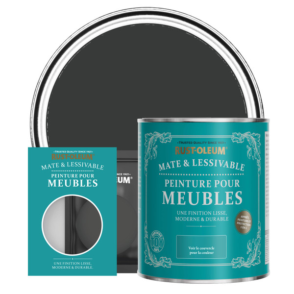 Peinture pour Meubles Mate & Lessivable - Charbon Naturel