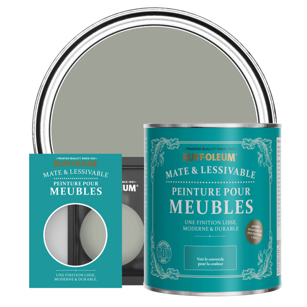Peinture pour Meubles Mate & Lessivable - Feuille de Thé