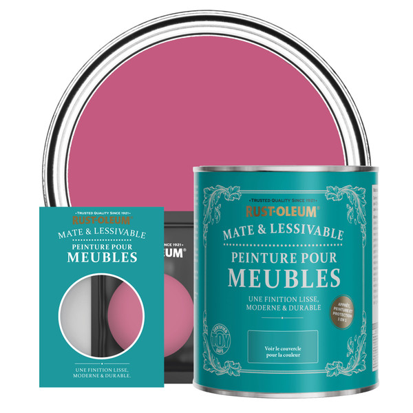 Peinture pour Meubles Mate & Lessivable - Framboise