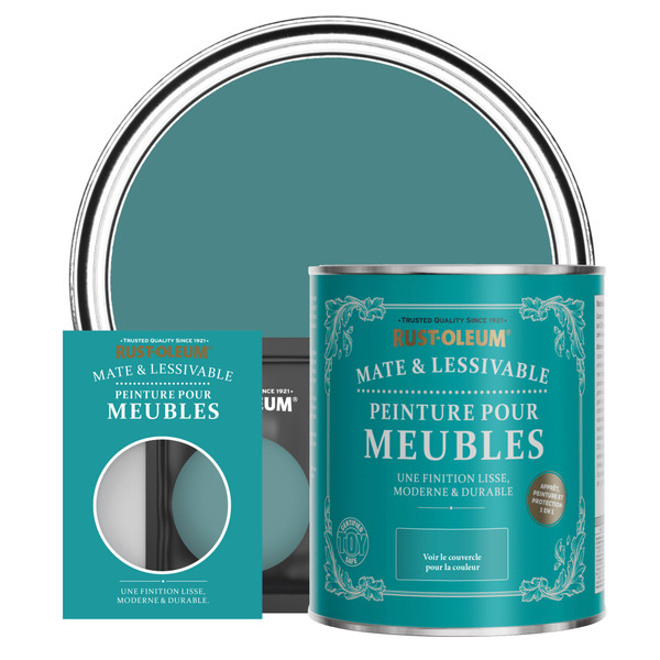 Peinture pour Meubles Mate & Lessivable - Plume de Paon