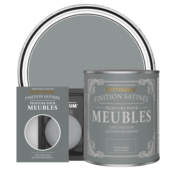 Peinture pour Meubles Finition Satinée - Anthracite Moyen