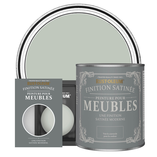 Peinture pour Meubles Finition Satinée - Vert Craie