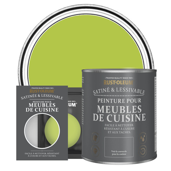 Peinture pour Meubles de Cuisine, Finition Satinée - Citron Vert