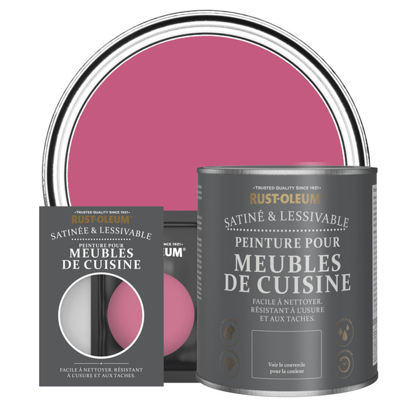 Peinture pour Meubles de Cuisine, Finition Satinée - Framboise