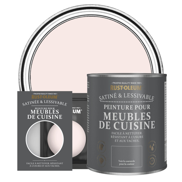 Peinture pour Meubles de Cuisine, Finition Satinée - Rose de Chine