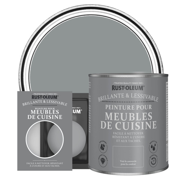 Peinture pour Meubles de Cuisine, Finition Brillante - Anthracite