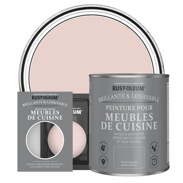 Peinture pour Meubles de Cuisine, Finition Brillante - Champagne Rosé