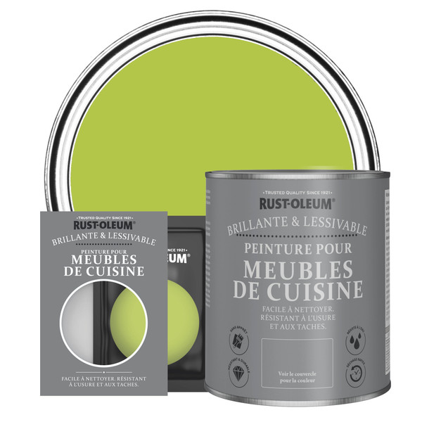 Peinture pour Meubles de Cuisine, Finition Brillante - Citron Vert