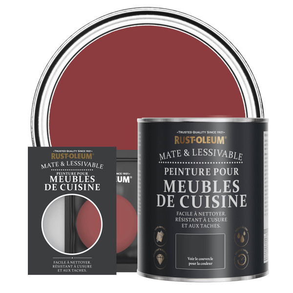 Peinture pour Meubles de Cuisine, Finition Mate - Bordeaux