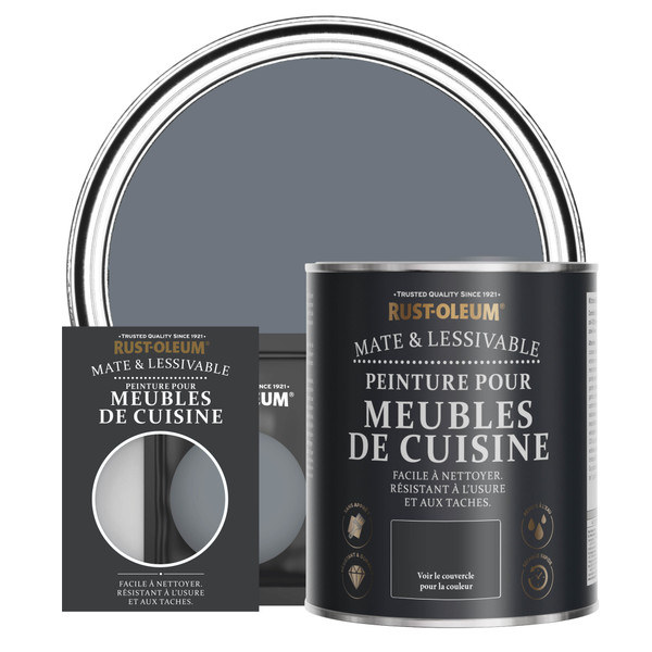 Peinture pour Meubles de Cuisine, Finition Mate - Gris Marine