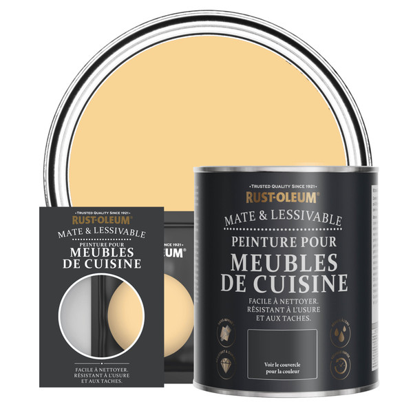 Peinture pour Meubles de Cuisine, Finition Mate - Moutarde