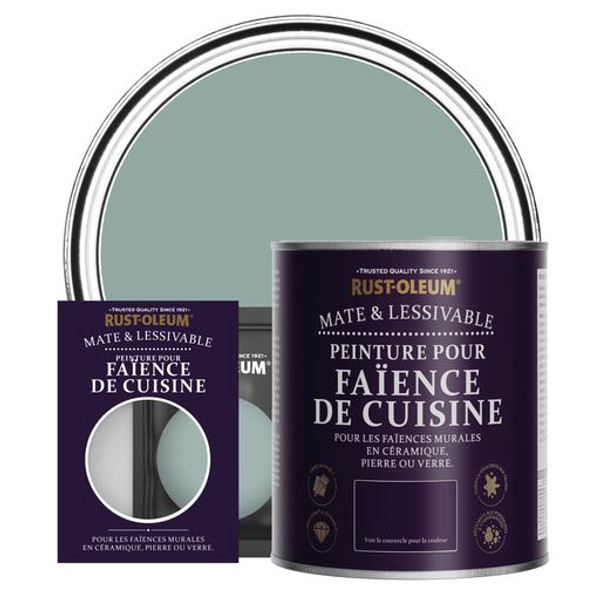 Peinture pour Faïence de Cuisine, Finition Mate - Bleu Gris