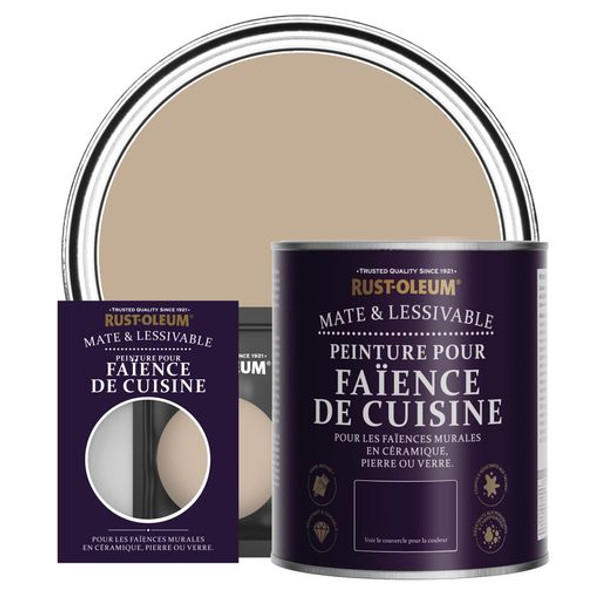 Peinture pour Faïence de Cuisine, Finition Mate - Caramel Salé