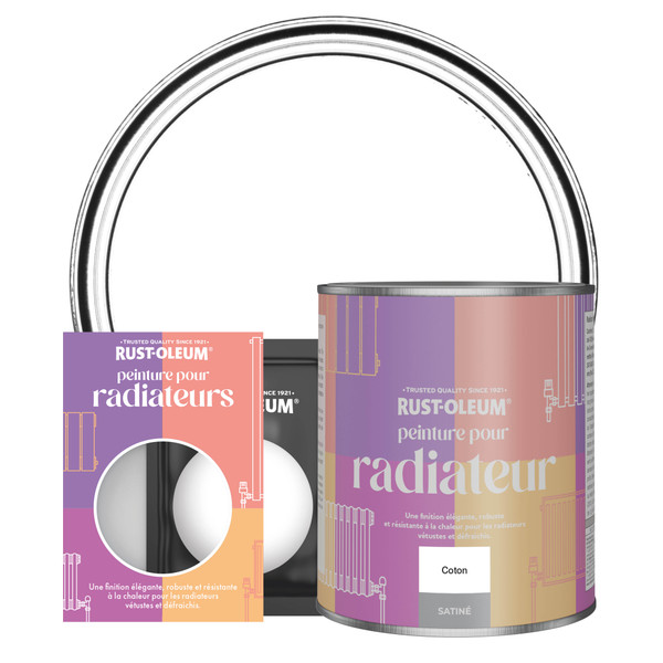 Peinture pour Radiateur, Finition Satinée - Coton