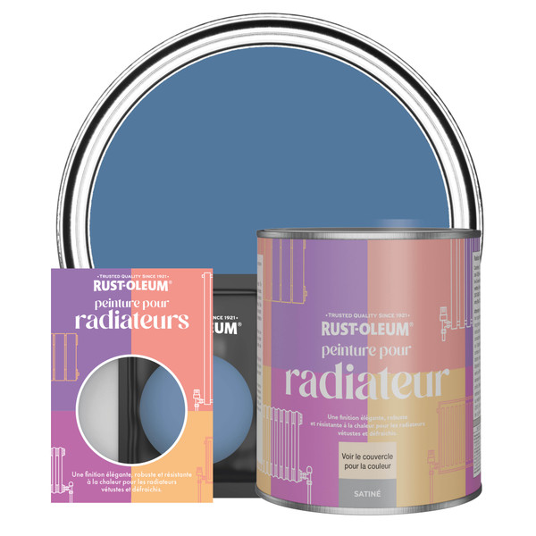 Peinture pour Radiateur, Finition Satinée - Soie Bleue