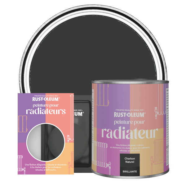 Peinture pour Radiateur, Finition Brillante - Charbon Naturel