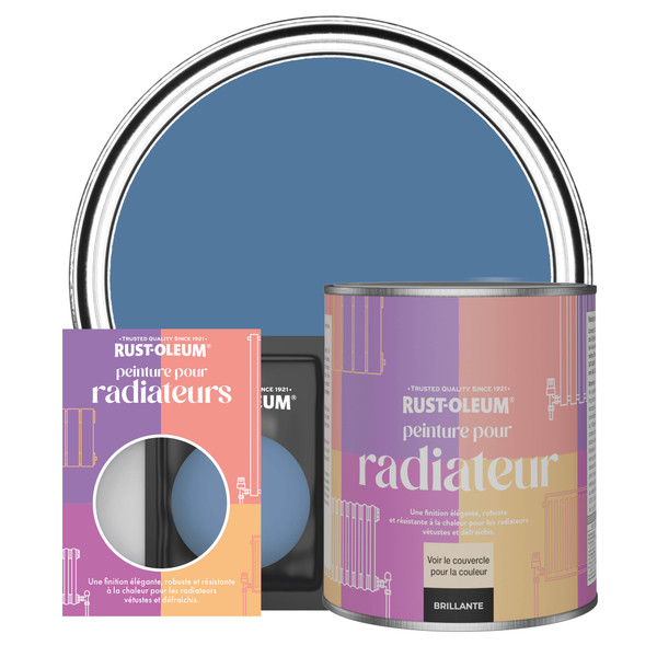 Peinture pour Radiateur, Finition Brillante - Soie Bleue