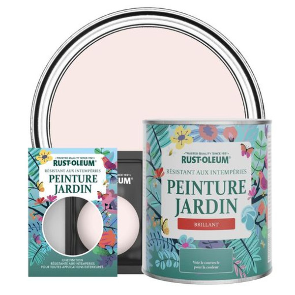 Peinture Jardin, Finition Brillante - Rose de Chine
