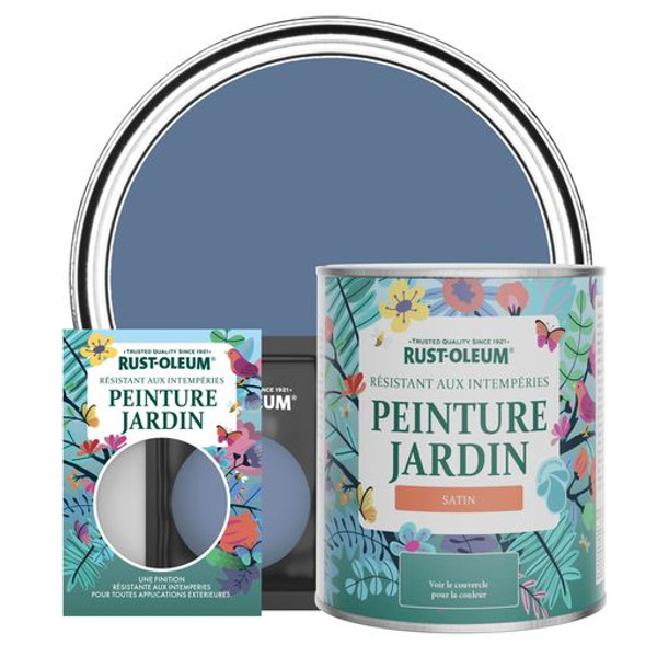 Peinture Jardin, Finition Satinée - Rivière Bleue