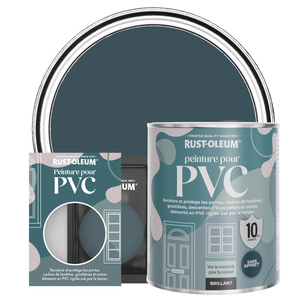 Peinture pour PVC, Finition Brillante - Bleu du Soir