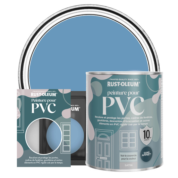 Peinture pour PVC, Finition Satinée - Bleuet