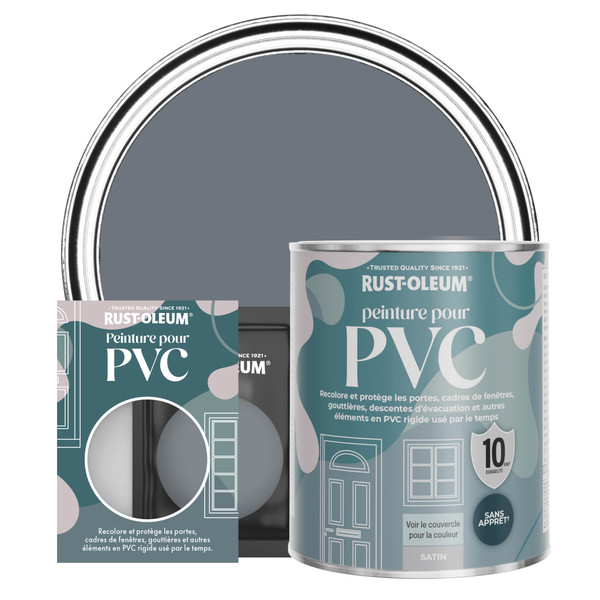 Peinture pour PVC, Finition Satinée - Gris Marine