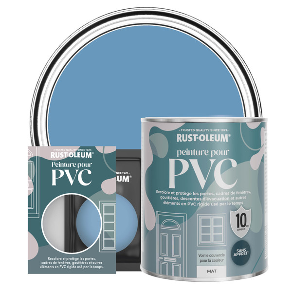 Peinture pour PVC, Finition Mate - Bleuet