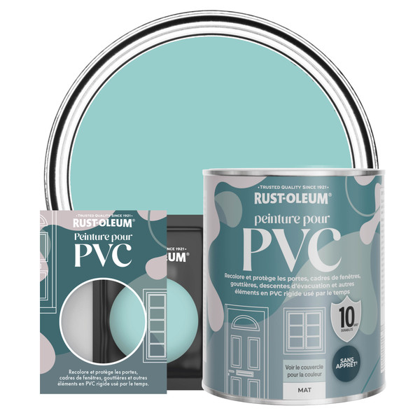 Peinture pour PVC, Finition Mate - Bleu-vert