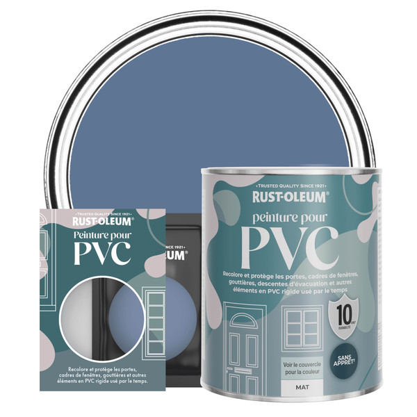 Peinture pour PVC, Finition Mate - Rivière Bleue