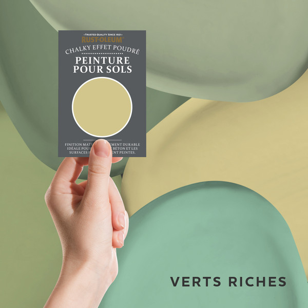 Testeurs Sols - Bois & Béton - Verts riches