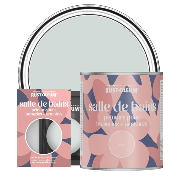 Peinture pour Boiseries & Armoires de Salle de Bains, Finition Mate - Gris Pigeon