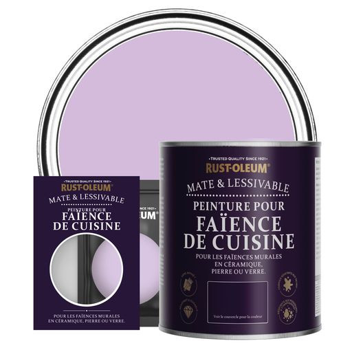 Peinture pour Murs de Cuisine Macaron Finition Mauve Mate RustOleum — free download