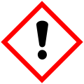 GHS07 - Nocif / Irritant