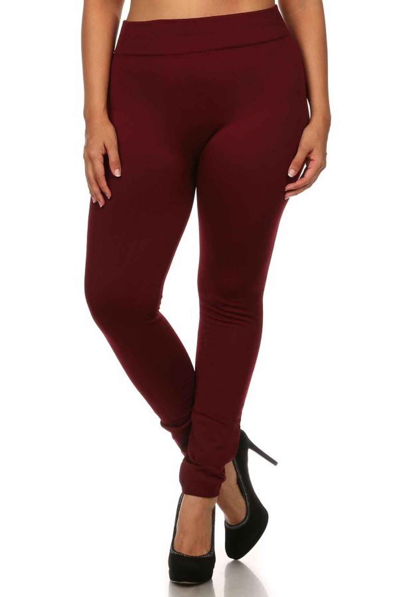 Premium Fleece Lined Plus Size Leggings