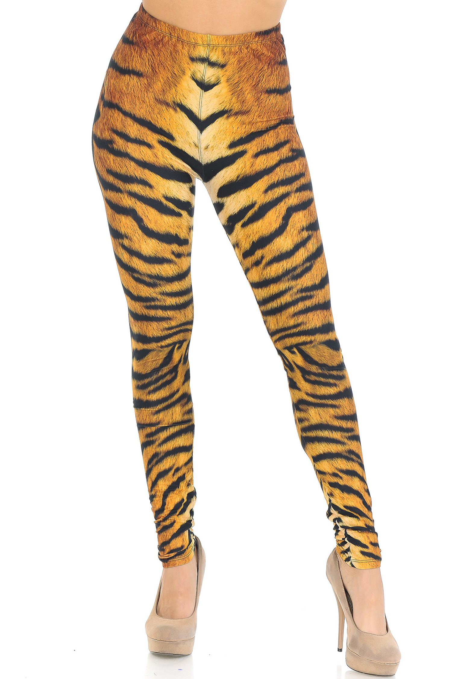 Creamy Soft Tiger Print Leggings - USA Fashion™