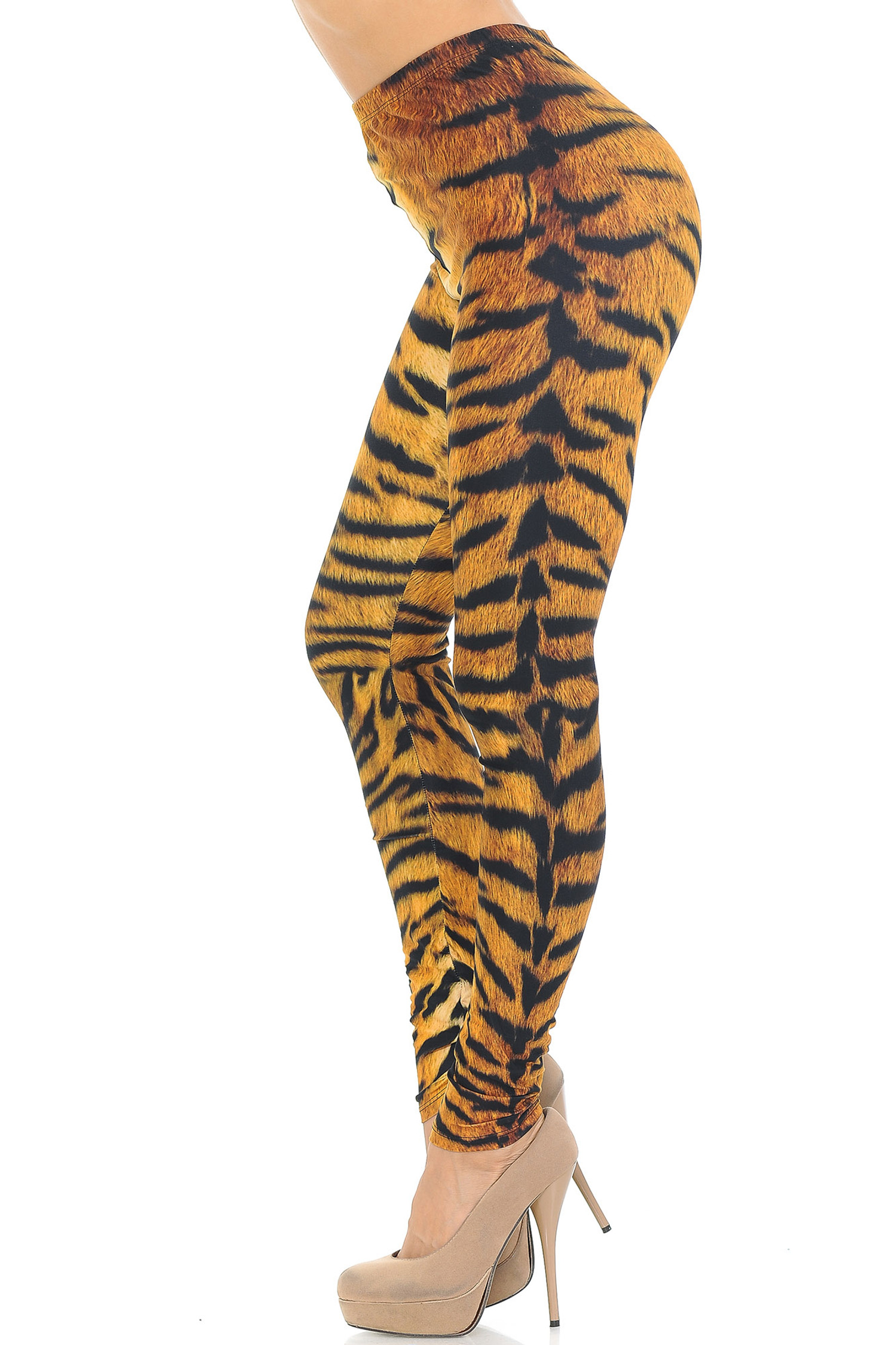 Creamy Soft Tiger Print Leggings - USA Fashion™