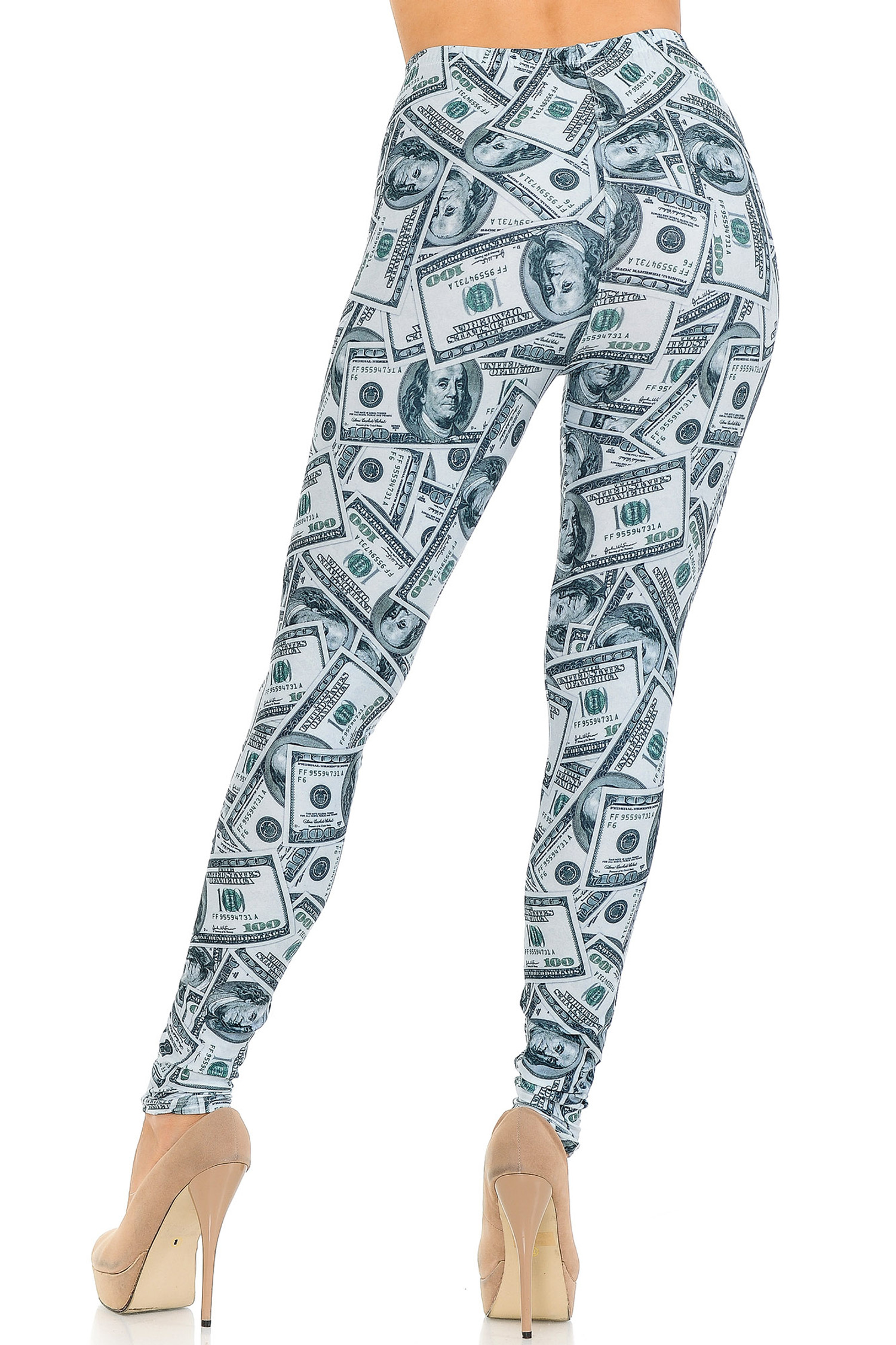 Creamy Soft Raining Money Leggings - USA Fashion™