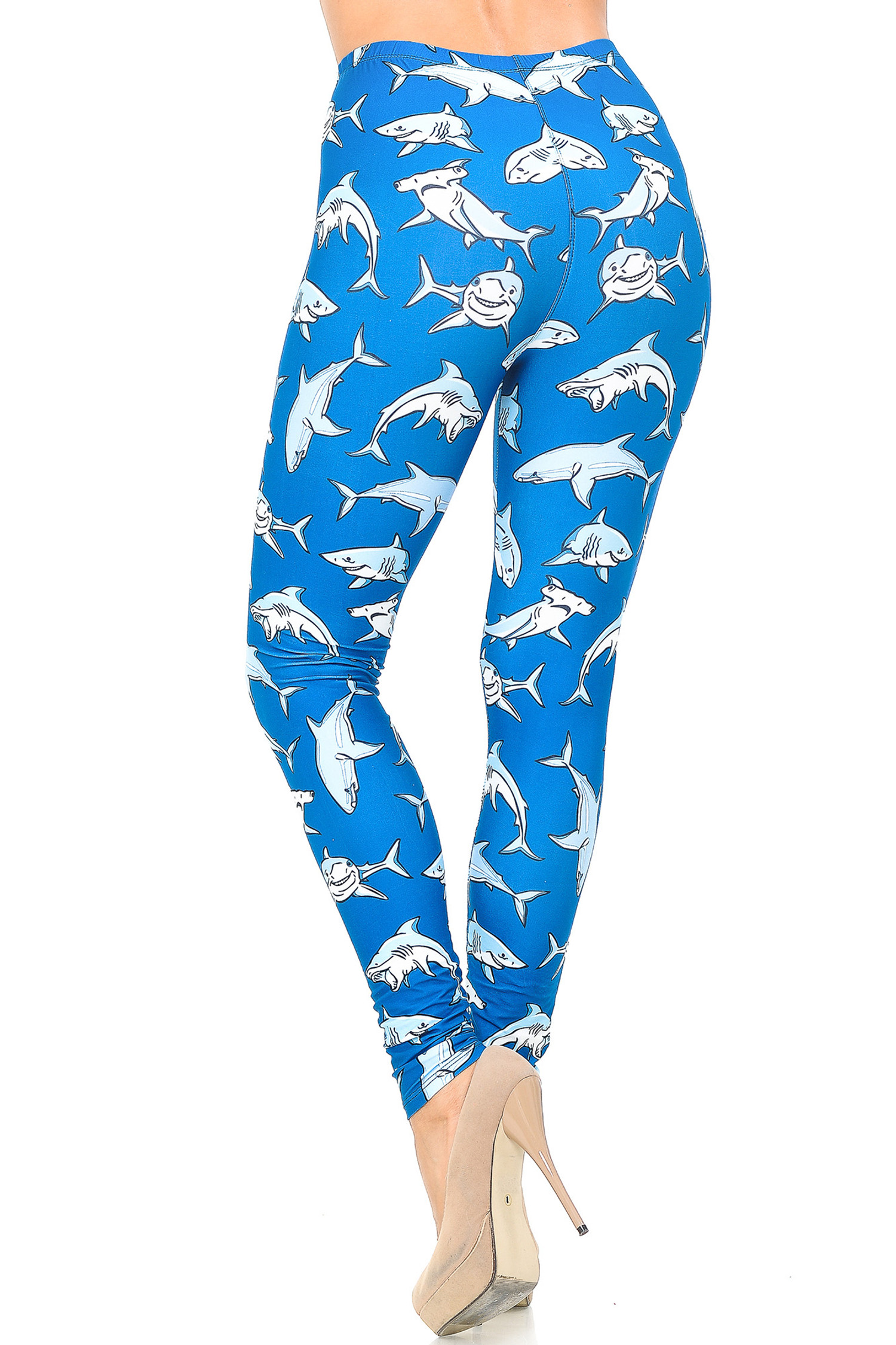 Creamy Soft Shark Leggings - USA Fashion™