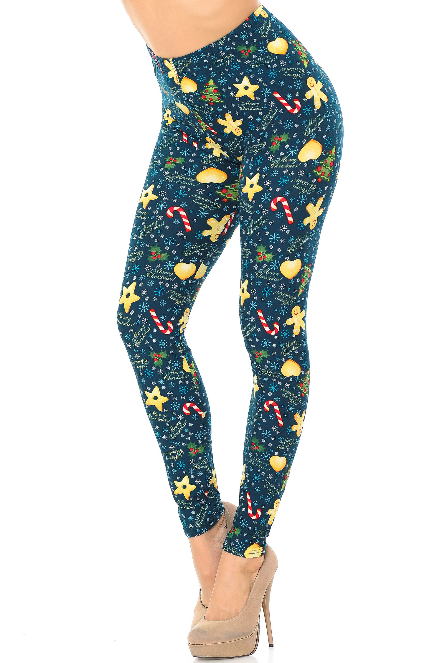 Buttery Soft A Very Merry Christmas Extra Plus Size Leggings - 3X-5X