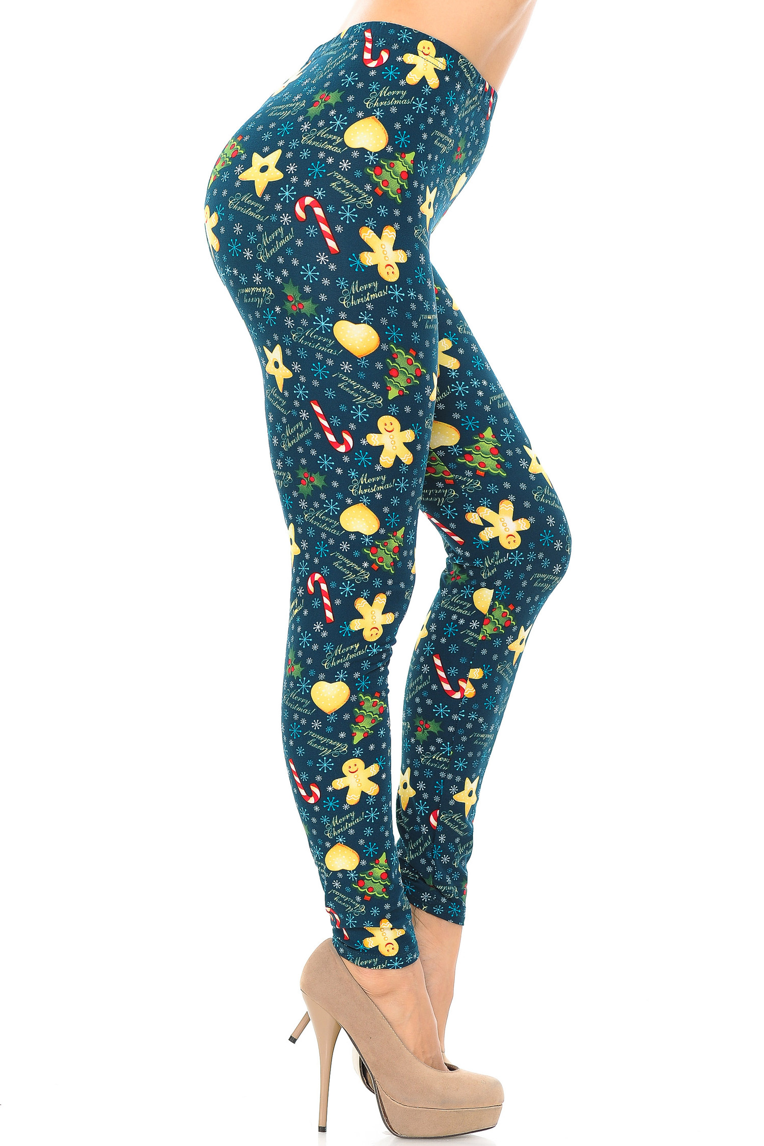 Buttery Soft A Very Merry Christmas Extra Plus Size Leggings - 3X-5X