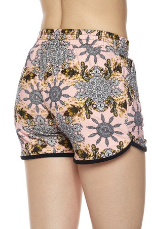 Buttery Soft Gorgeous Pink Motif Dolphin Shorts