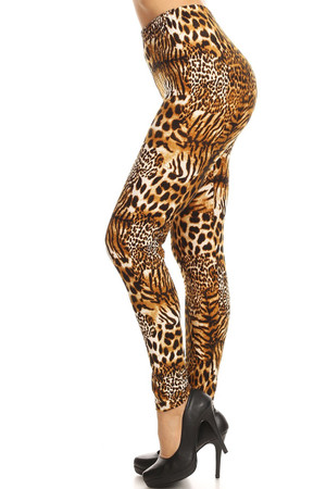 Buttery Smooth Wild Jungle Cat Leggings