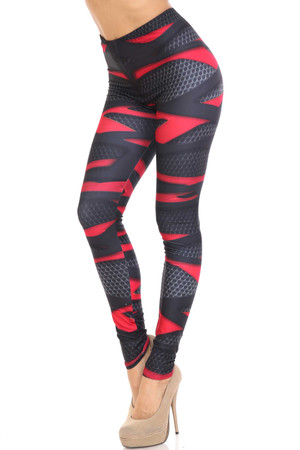 Creamy Soft Cascading 3D Sport Wrap Leggings - USA Fashion™