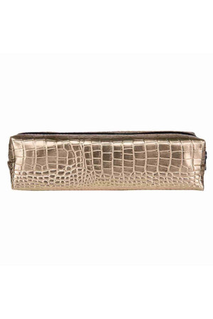 Faux Leather Print Pencil Case - 7 Styles