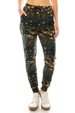Buttery Soft Paisley Mandala Layers Joggers