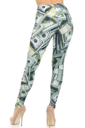 Creamy Soft Cash Money Leggings - USA Fashion™