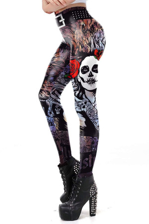 Graphic Print Mistress of Evil Leggings