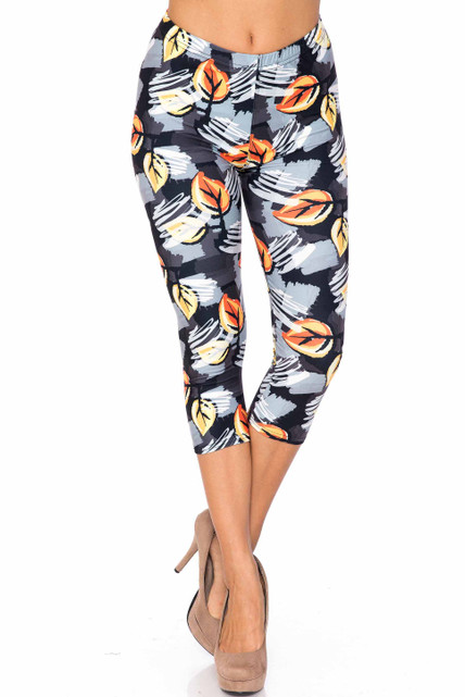 Buttery Smooth Retro Campers Extra Plus Size Leggings - 3X-5X